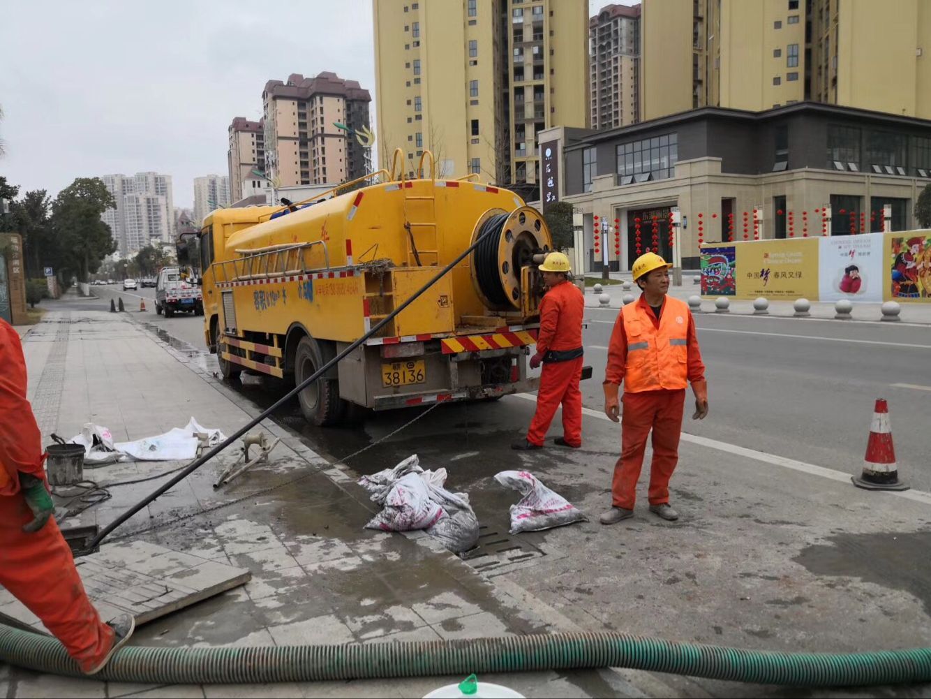 迎江排污管道清淤-管道清洗